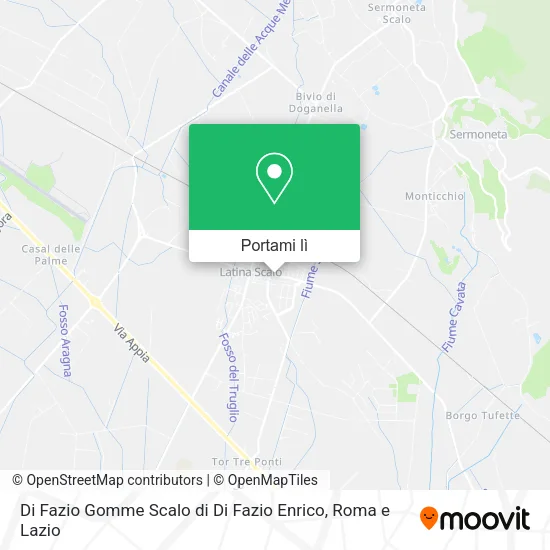Mappa Di Fazio Gomme Scalo di Di Fazio Enrico