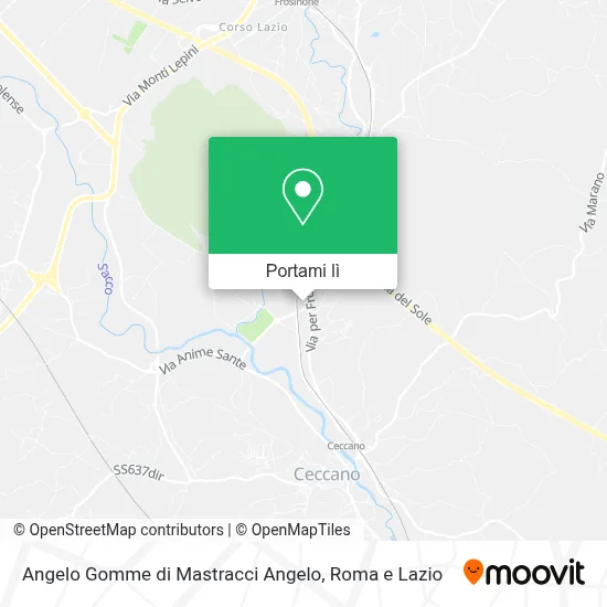 Mappa Angelo Gomme di Mastracci Angelo