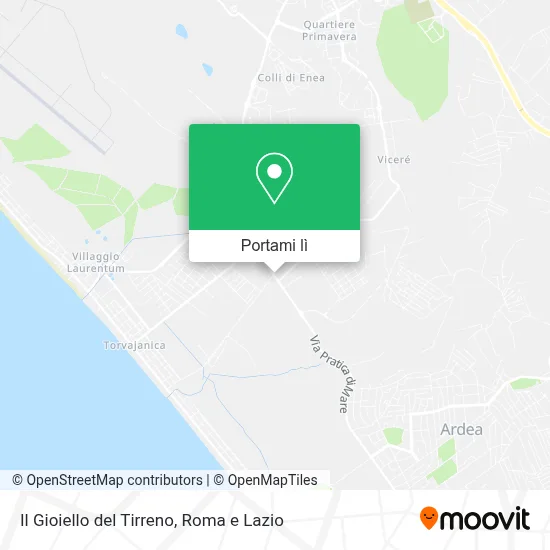 Mappa Il Gioiello del Tirreno