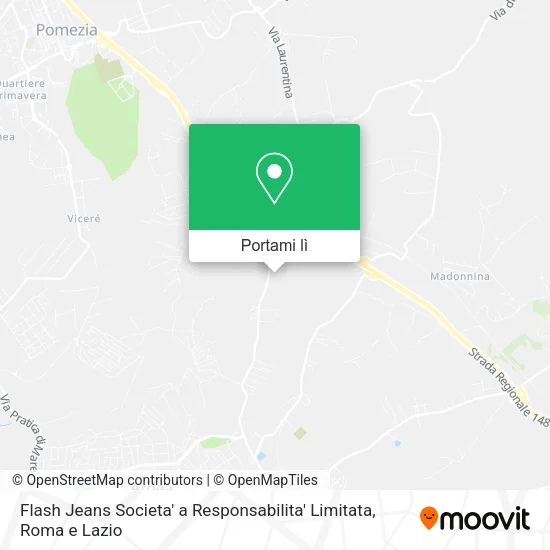 Mappa Flash Jeans Societa' a Responsabilita' Limitata