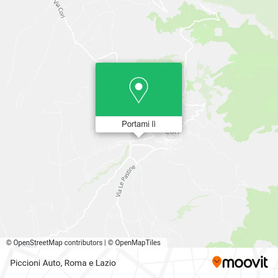 Mappa Piccioni Auto