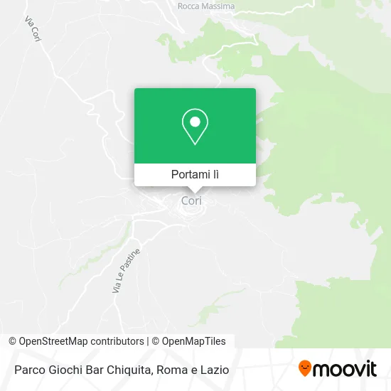 Mappa Parco Giochi Bar Chiquita