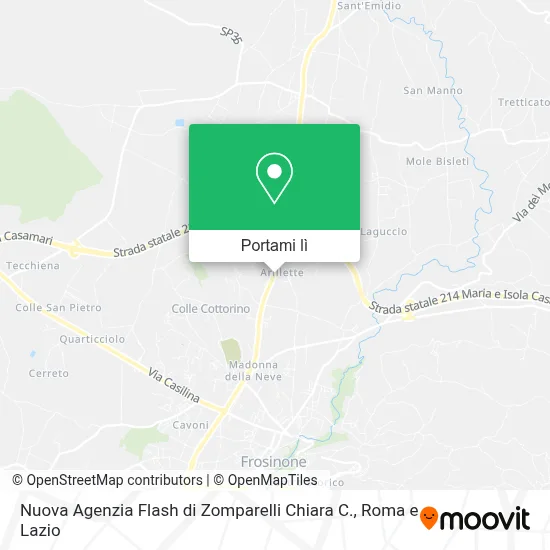 Mappa Nuova Agenzia Flash di Zomparelli Chiara C.