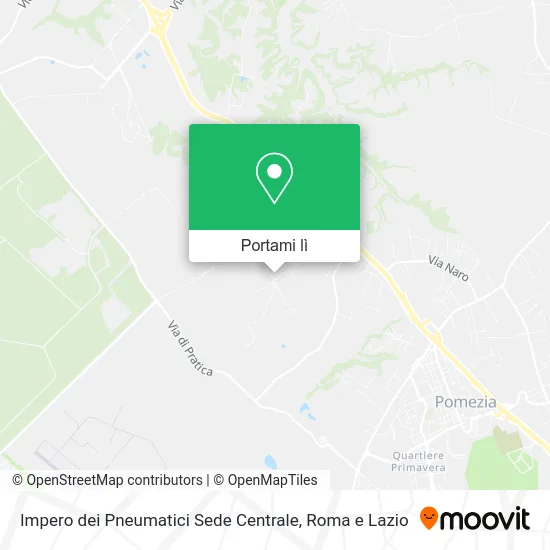 Mappa Impero dei Pneumatici Sede Centrale