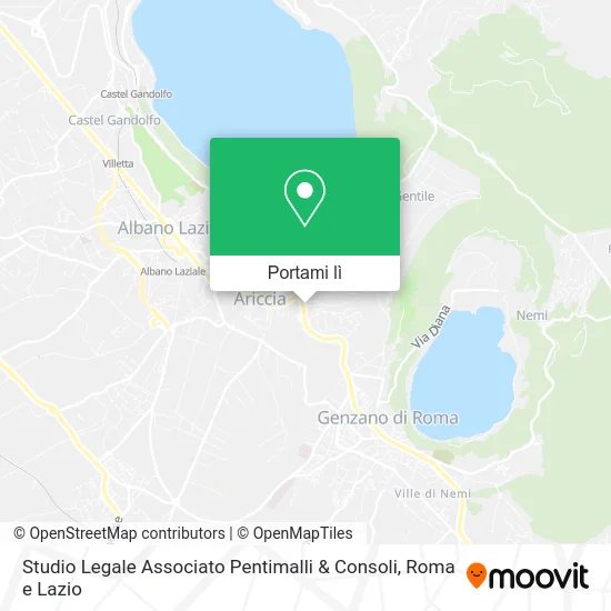 Mappa Studio Legale Associato Pentimalli & Consoli