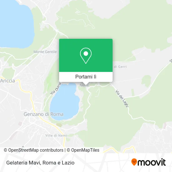 Mappa Gelateria Mavi