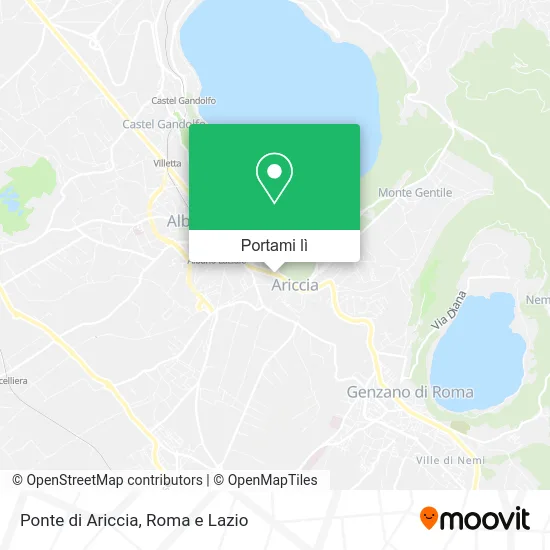 Mappa Ponte di Ariccia