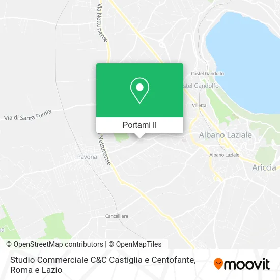 Mappa Studio Commerciale C&C Castiglia e Centofante