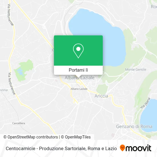 Mappa Centocamicie - Produzione Sartoriale