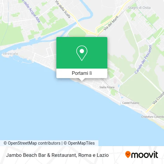 Mappa Jambo Beach Bar & Restaurant