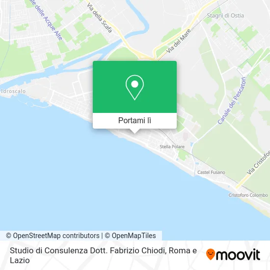 Mappa Studio di Consulenza Dott. Fabrizio Chiodi