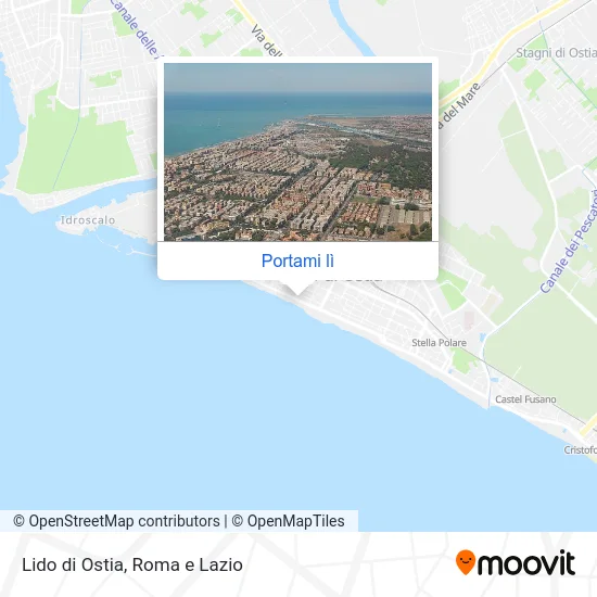 Mappa Lido di Ostia