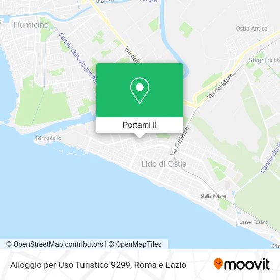 Mappa Alloggio per Uso Turistico 9299