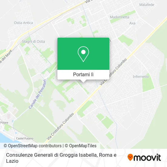 Mappa Consulenze Generali di Groggia Isabella