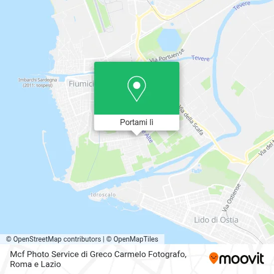 Mappa Mcf Photo Service di Greco Carmelo Fotografo