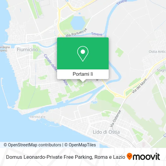 Mappa Domus Leonardo-Private Free Parking