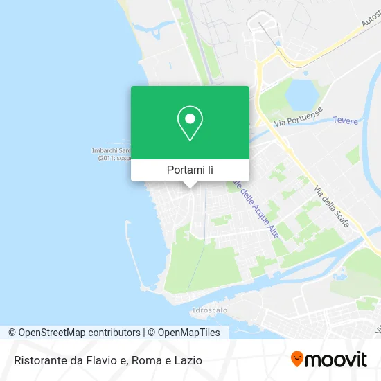 Mappa Ristorante da Flavio e