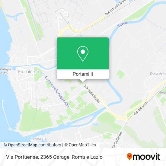 Mappa Via Portuense, 2365 Garage