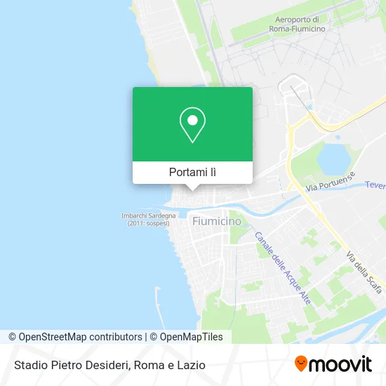Mappa Stadio Pietro Desideri