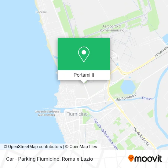 Mappa Car - Parking Fiumicino