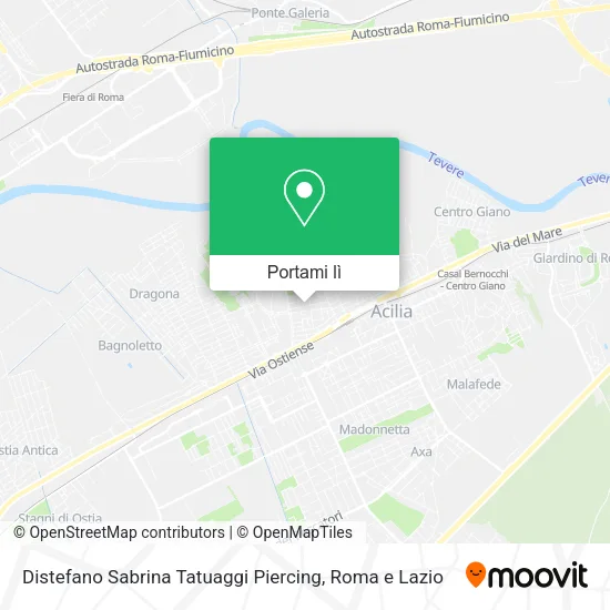 Mappa Distefano Sabrina Tatuaggi Piercing