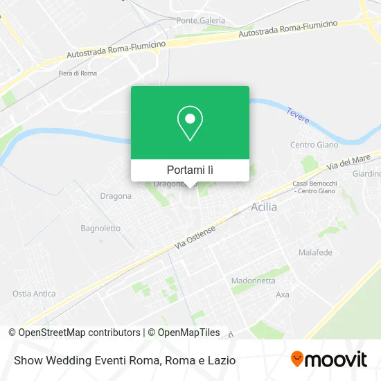 Mappa Show Wedding Eventi Roma