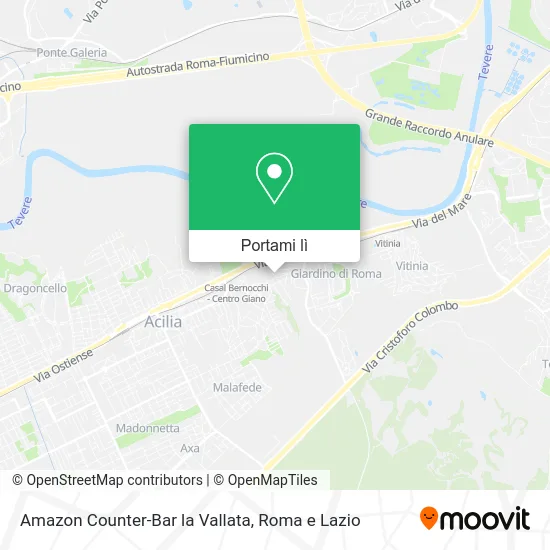 Mappa Amazon Counter-Bar la Vallata