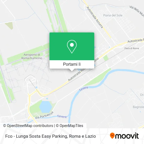 Mappa Fco - Lunga Sosta Easy Parking