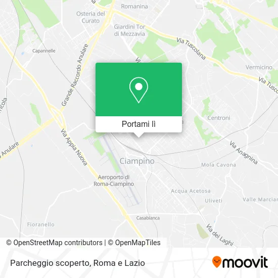 Mappa Parcheggio scoperto