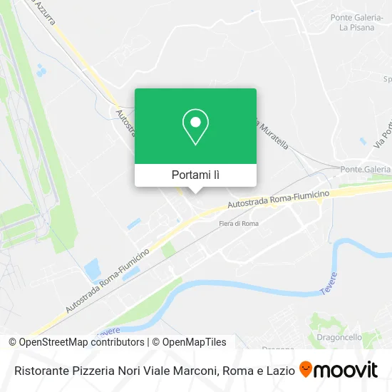 Mappa Ristorante Pizzeria Nori Viale Marconi