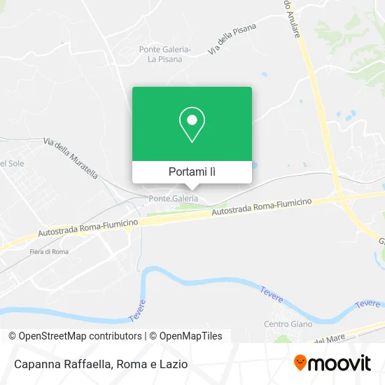 Mappa Capanna Raffaella