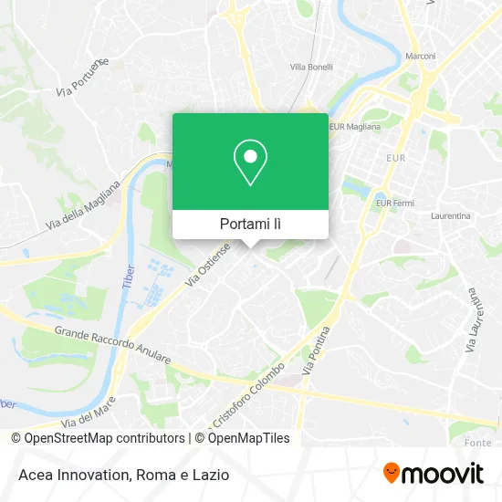 Mappa Acea Innovation