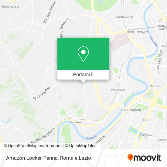 Mappa Amazon Locker-Penna