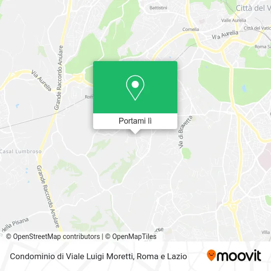 Mappa Condominio di Viale Luigi Moretti