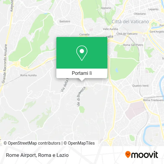Mappa Rome Airport