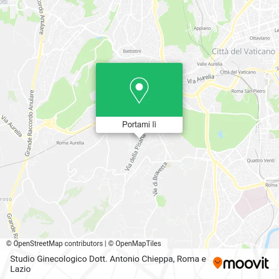 Mappa Studio Ginecologico Dott. Antonio Chieppa