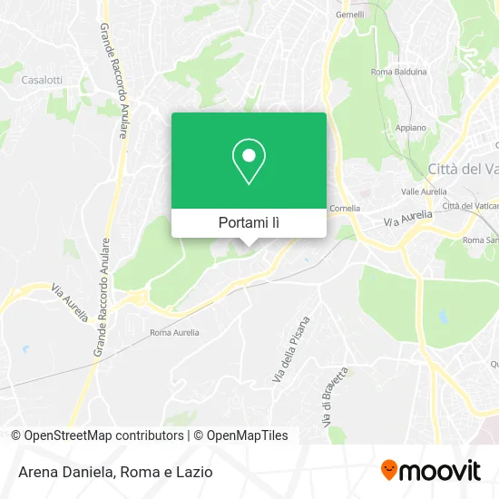Mappa Arena Daniela