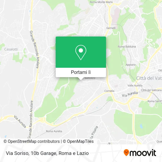 Mappa Via Soriso, 10b Garage