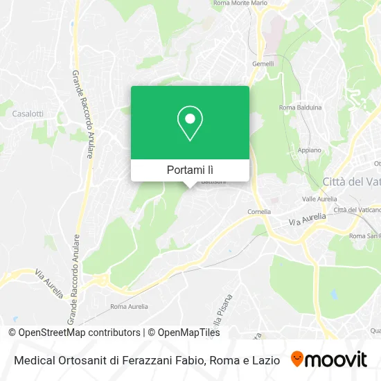 Mappa Medical Ortosanit di Ferazzani Fabio