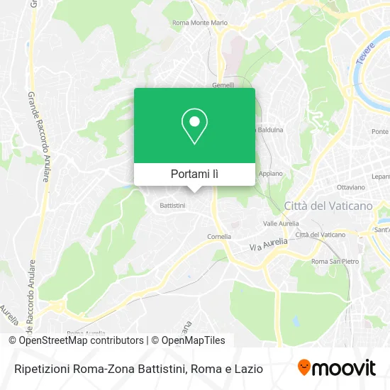 Mappa Ripetizioni Roma-Zona Battistini