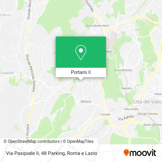 Mappa Via Pasquale II, 48 Parking