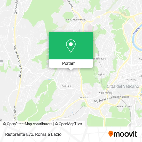 Mappa Ristorante Evo