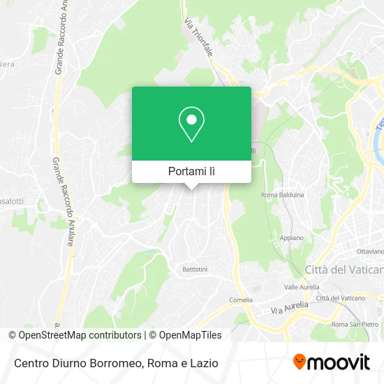 Mappa Centro Diurno Borromeo