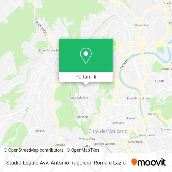 Mappa Studio Legale Avv. Antonio Ruggiero