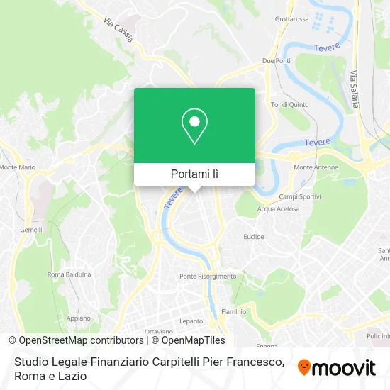 Mappa Studio Legale-Finanziario Carpitelli Pier Francesco