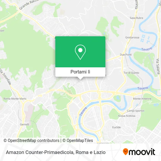 Mappa Amazon Counter-Primaedicola