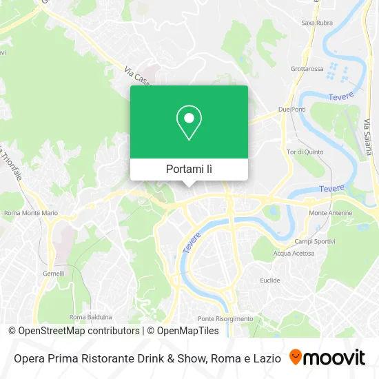 Mappa Opera Prima Ristorante Drink & Show