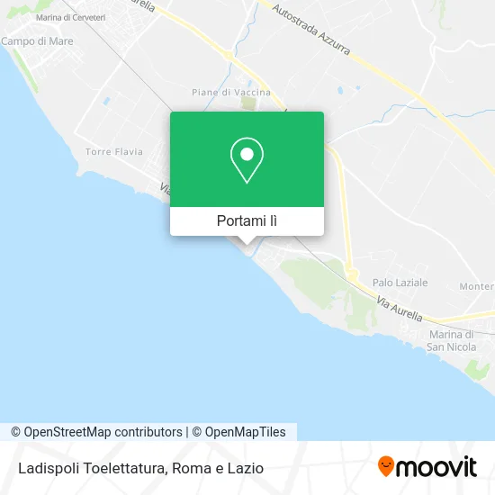 Mappa Ladispoli Toelettatura