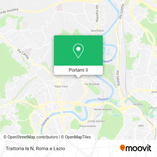 Mappa Trattoria la N