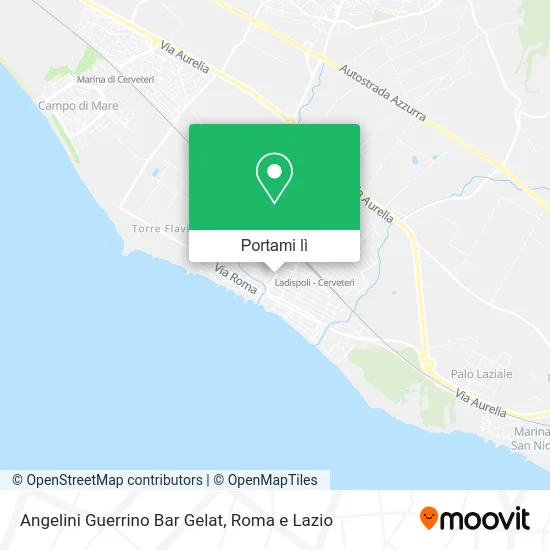 Mappa Angelini Guerrino Bar Gelat